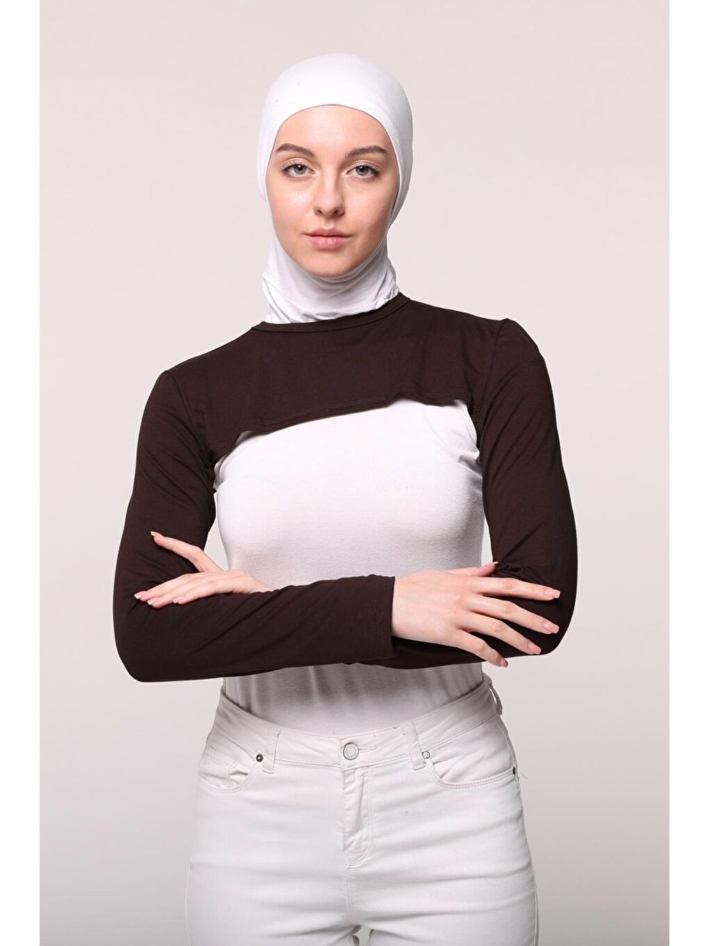 Altobeh Kahverengi Sıfır Yakalı Boyunluklu Kolluk - 1