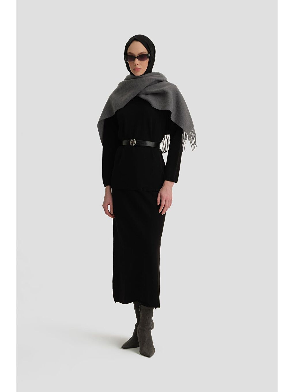 Basic Triko Takım 24Kd4222 Siyah