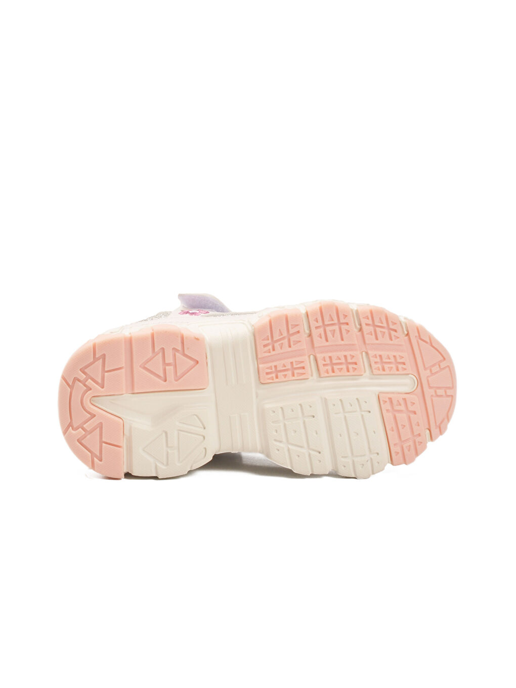 Beyaz Cırtlı Hafif Kız Çocuk Spor Ayakkabı Bella Kısa P-3