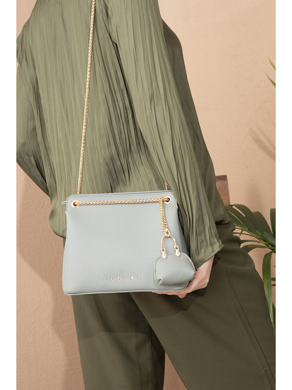 Yeşil Kadin Çapraz Çanta Yeşi̇l SLY147-1