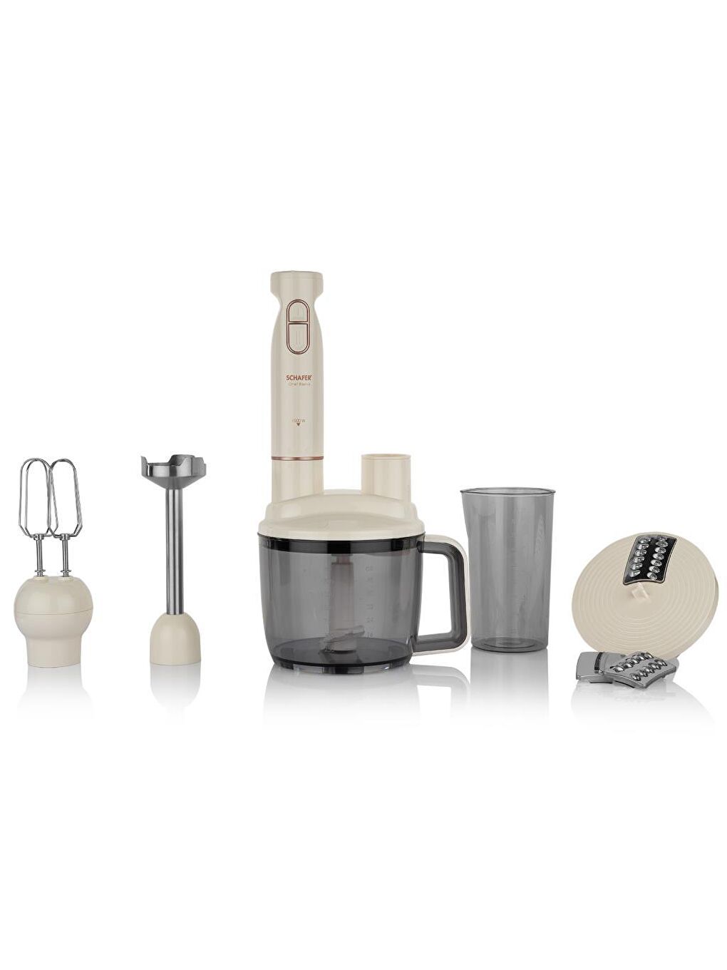 SCHAFER Beyaz-Krem Chef Blend Mega Blender Set-Krem - 1