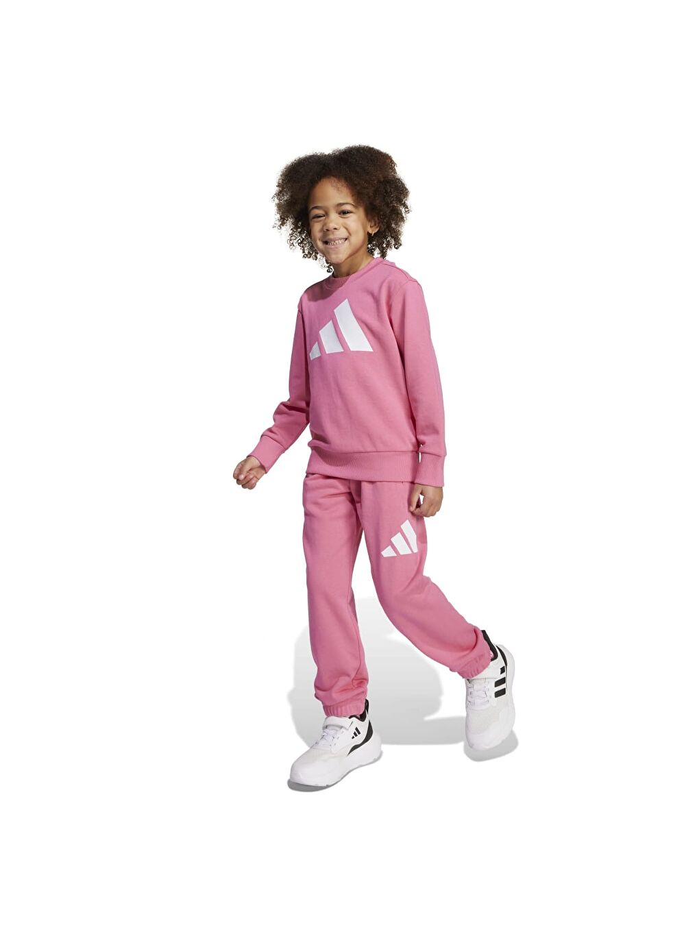 Jogger Set Bl Ft Çocuk Pembe Eşofman Takımı