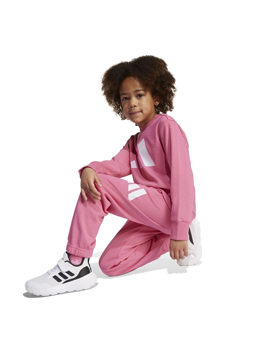 Jogger Set Bl Ft Çocuk Pembe Eşofman Takımı-4