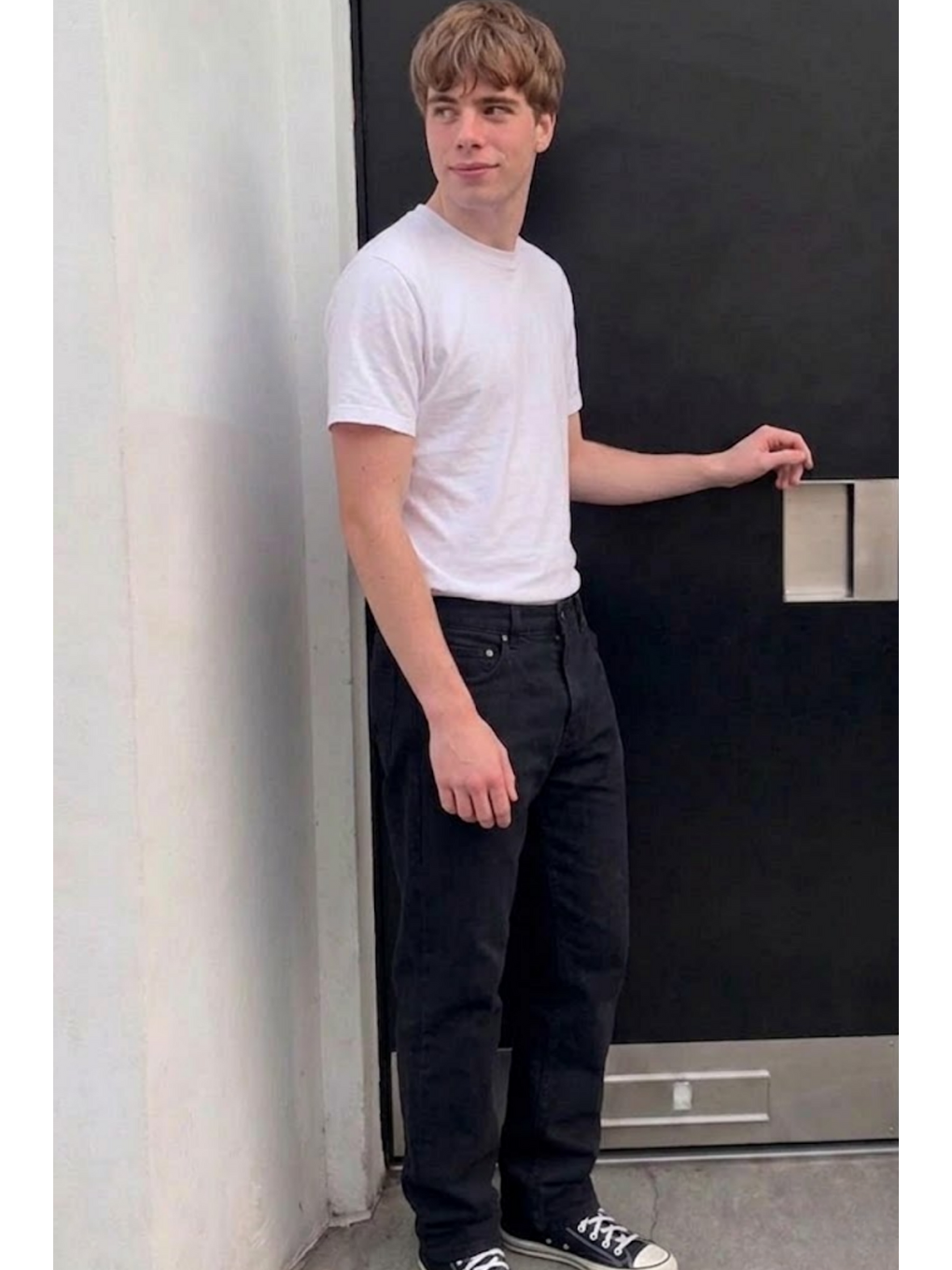 Erkek Bol Paça Siyah Baggy Pantolon-3