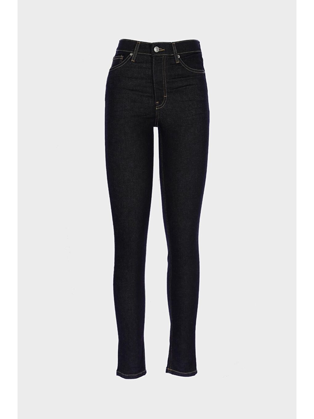 Judy Koyu Mavi Yüksek Bel Patı Fermuarlı Skinny Fit Jean Pantolon C 4521-211