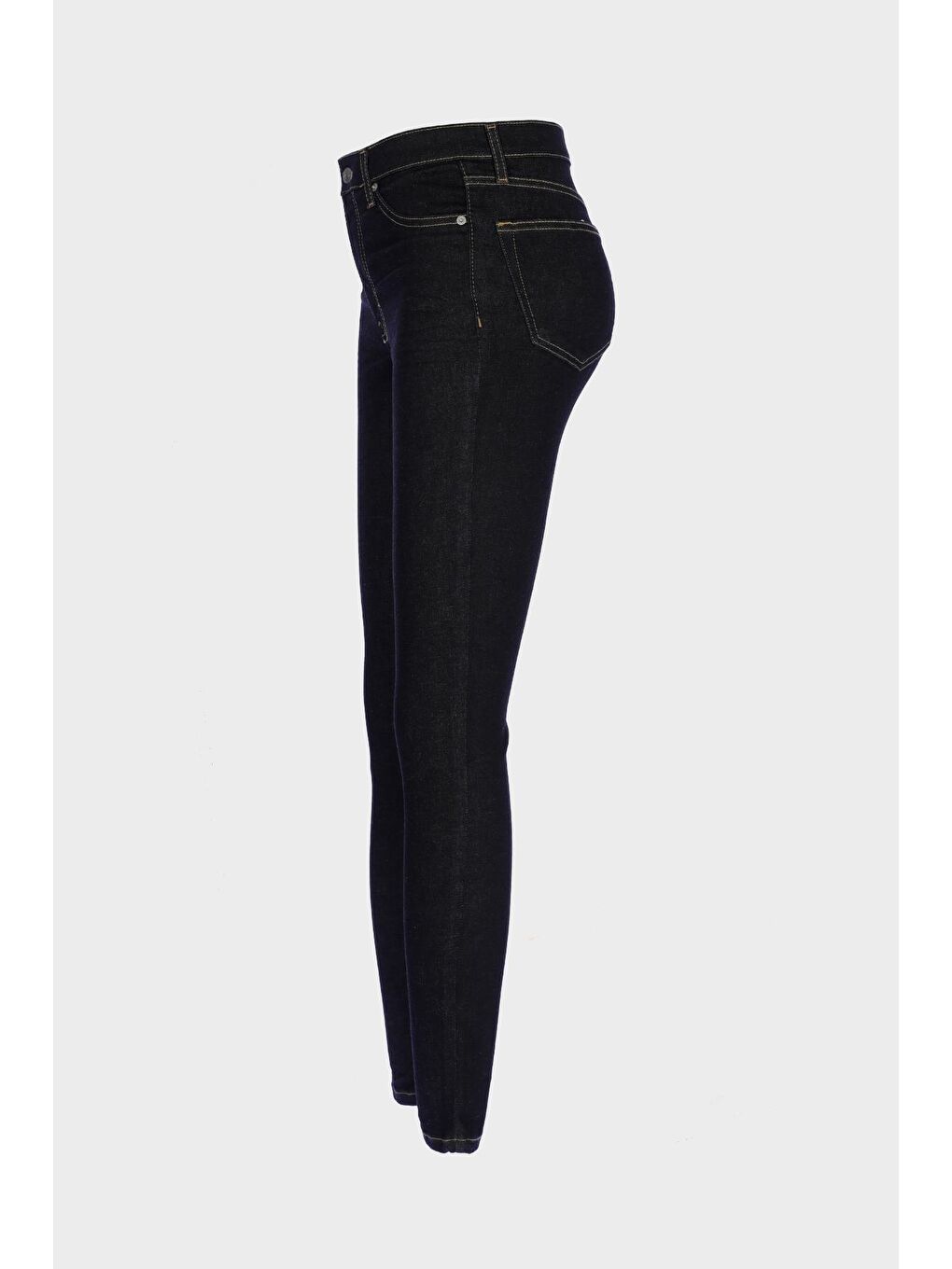 Judy Koyu Mavi Yüksek Bel Patı Fermuarlı Skinny Fit Jean Pantolon C 4521-211-3