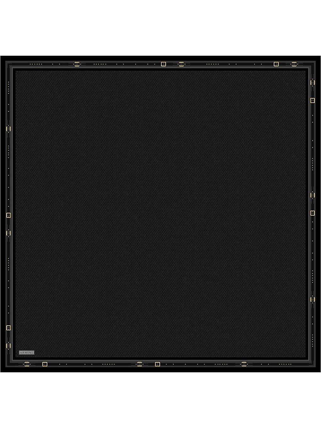 Siyah Saf İpek Sura Eşarp 9401D 52-3