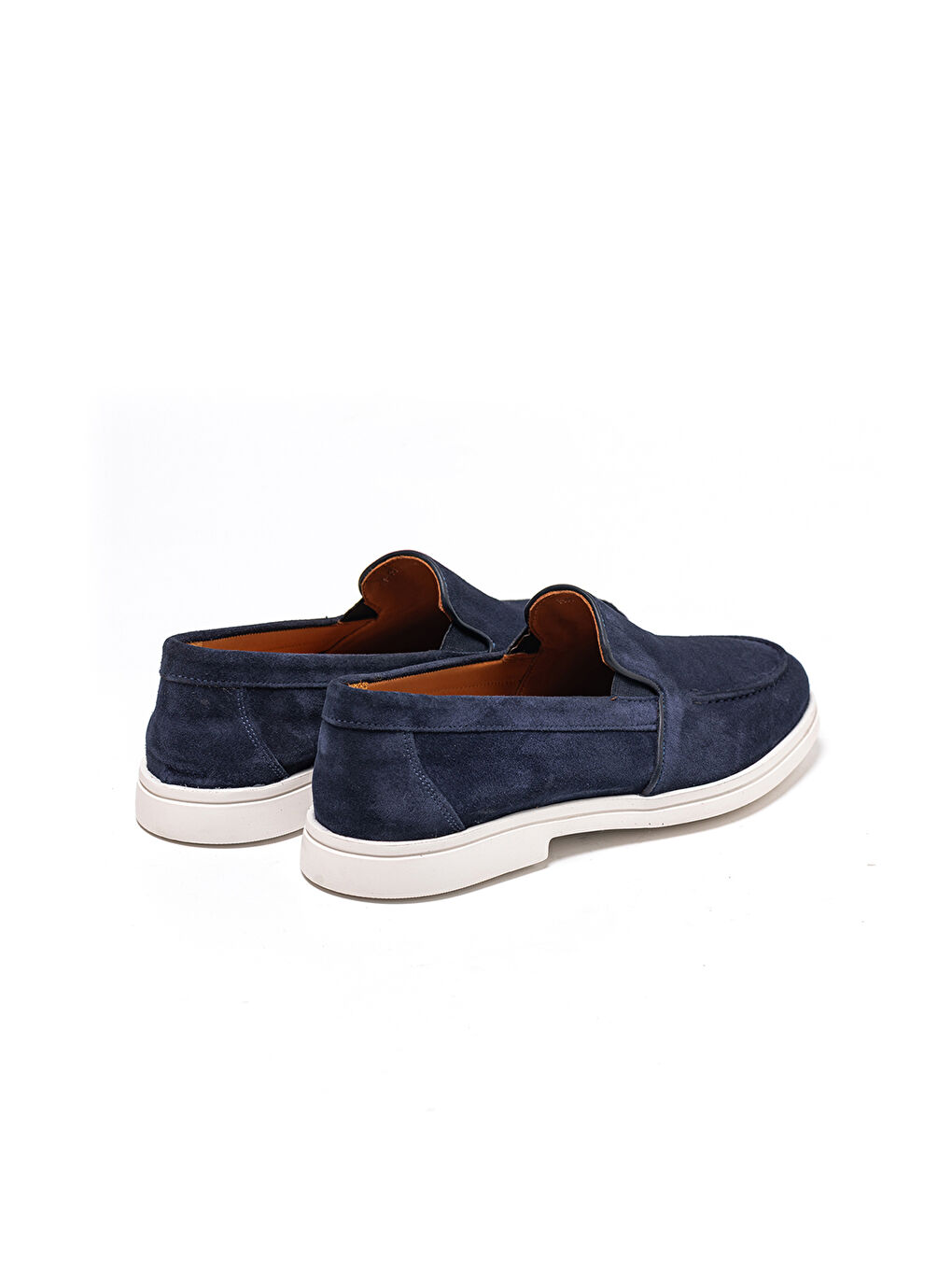 Erkek Lacivert Loafer OG-481 Laci Süet-3