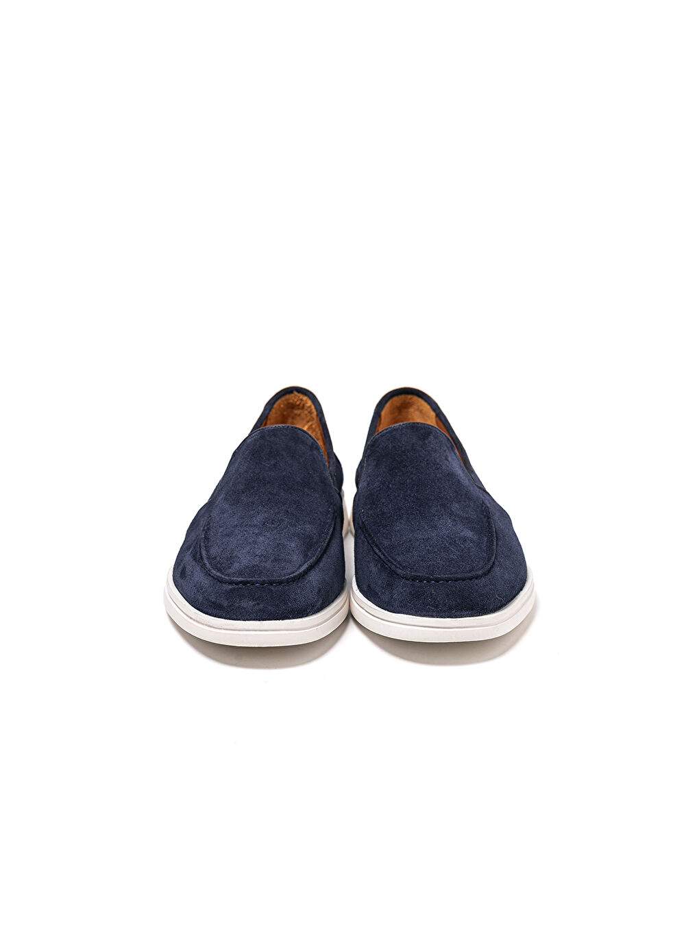 Erkek Lacivert Loafer OG-481 Laci Süet-4