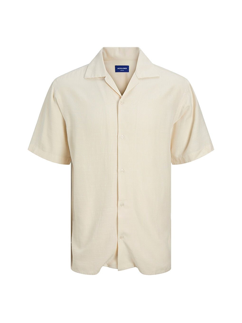 Cabana Varenna Slub Erkek Ekru Klasik Yaka Gömlek