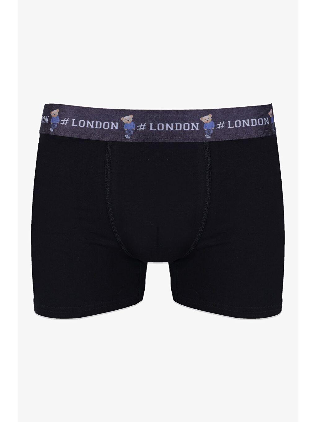 Renksiz Erkek Tekli Pamuklu Boxer