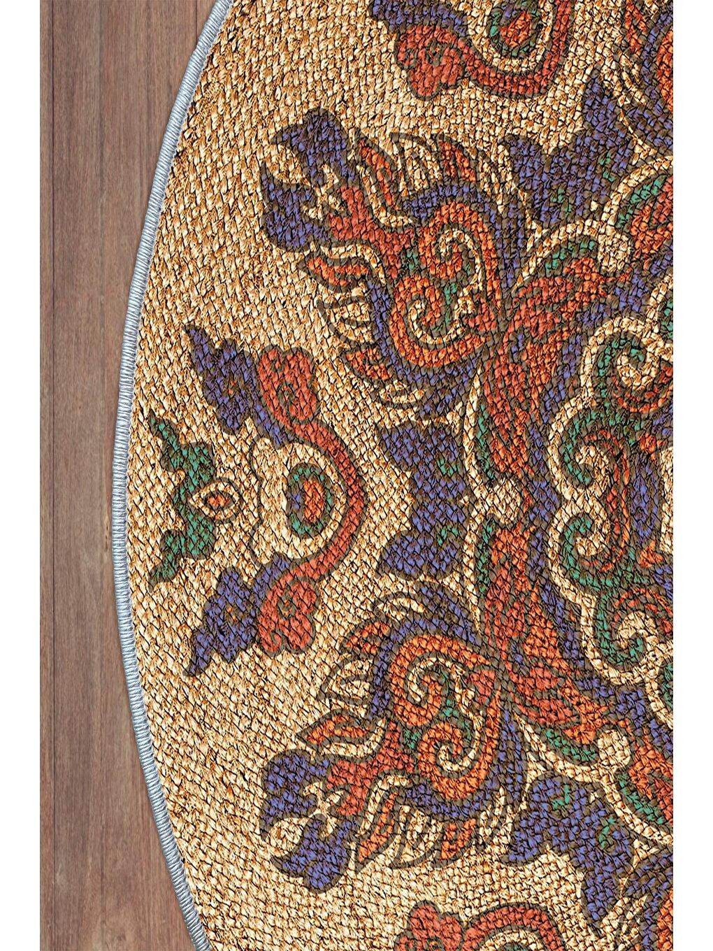 Karışık Dekoratif Özel Tasarım Modern Halısı 180x180 cm-2