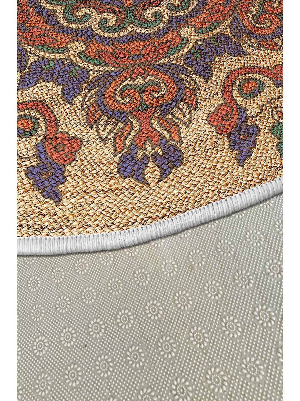 Karışık Dekoratif Özel Tasarım Modern Halısı 180x180 cm-3