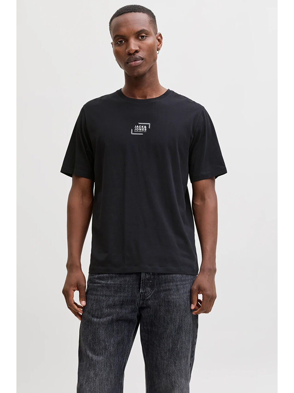 Siyah Essentials Jjecorp % 100 Pamuk Regular Fit Logolu T Shirt 12268415