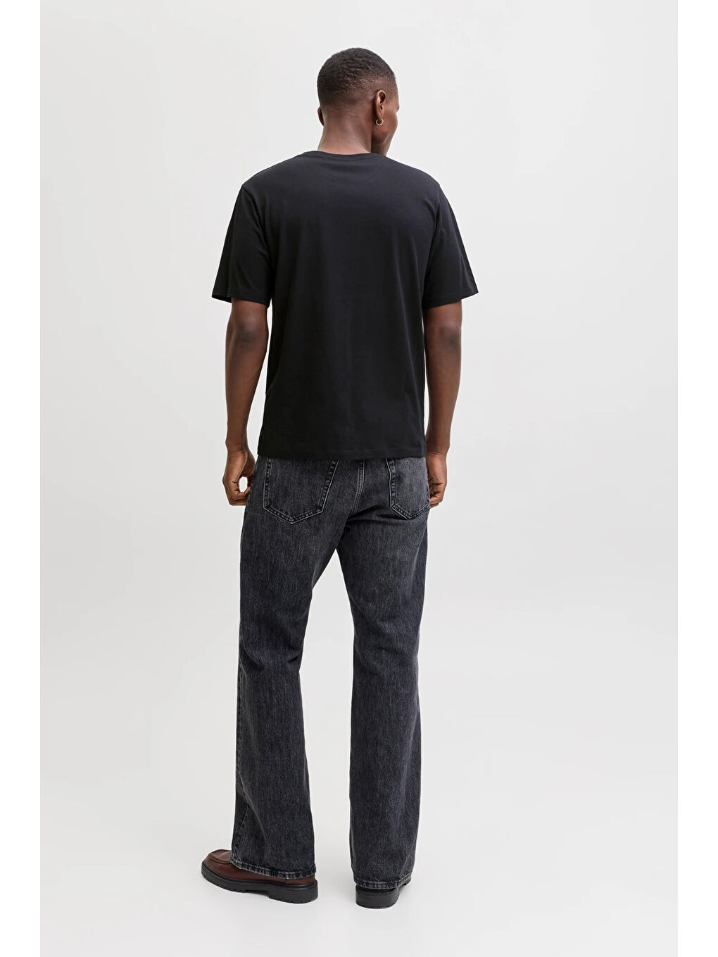 Siyah Essentials Jjecorp % 100 Pamuk Regular Fit Logolu T Shirt 12268415-2