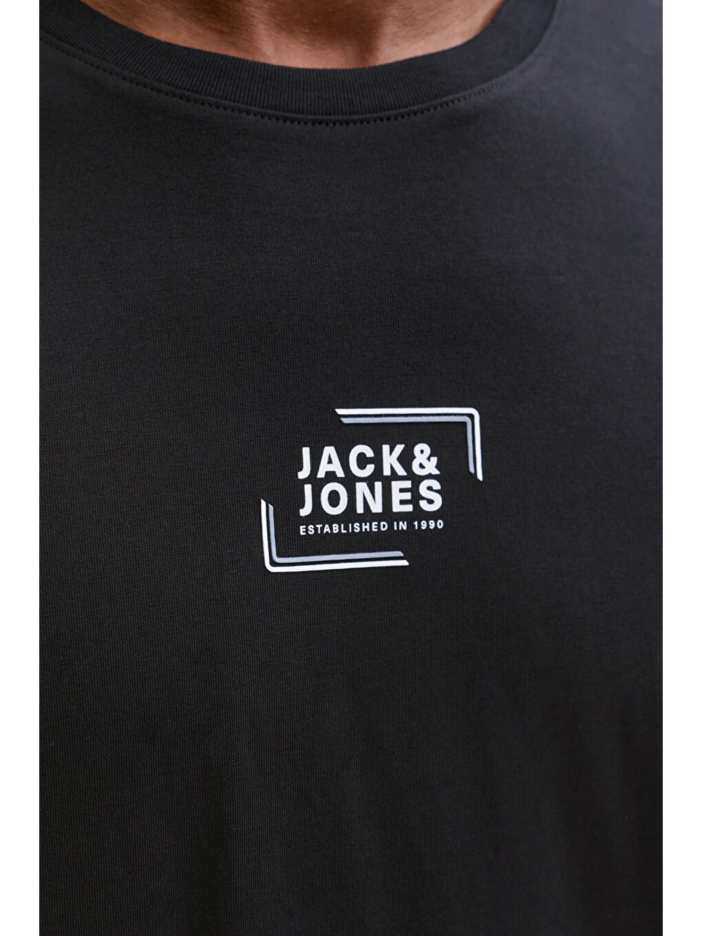 Siyah Essentials Jjecorp % 100 Pamuk Regular Fit Logolu T Shirt 12268415-4