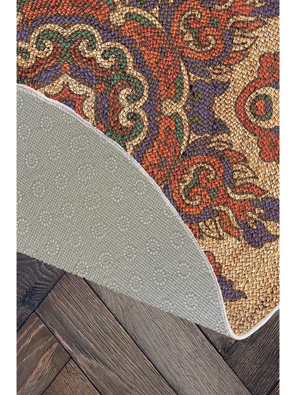 Karışık Dekoratif Özel Tasarım Modern Halısı 180x180 cm-4