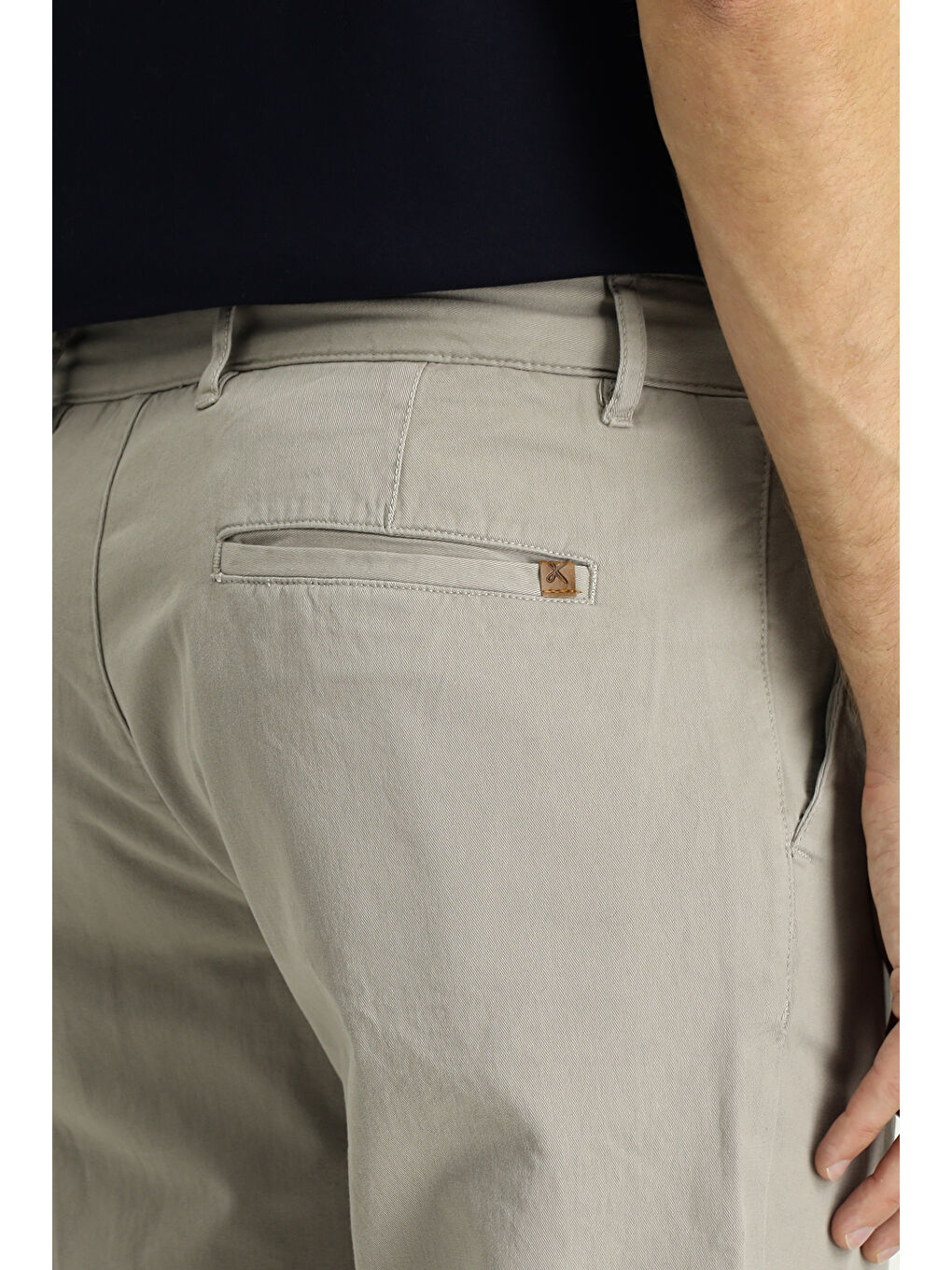 Bej Regular Fit Elastanlı Kanvas / Chino Pantolon-4