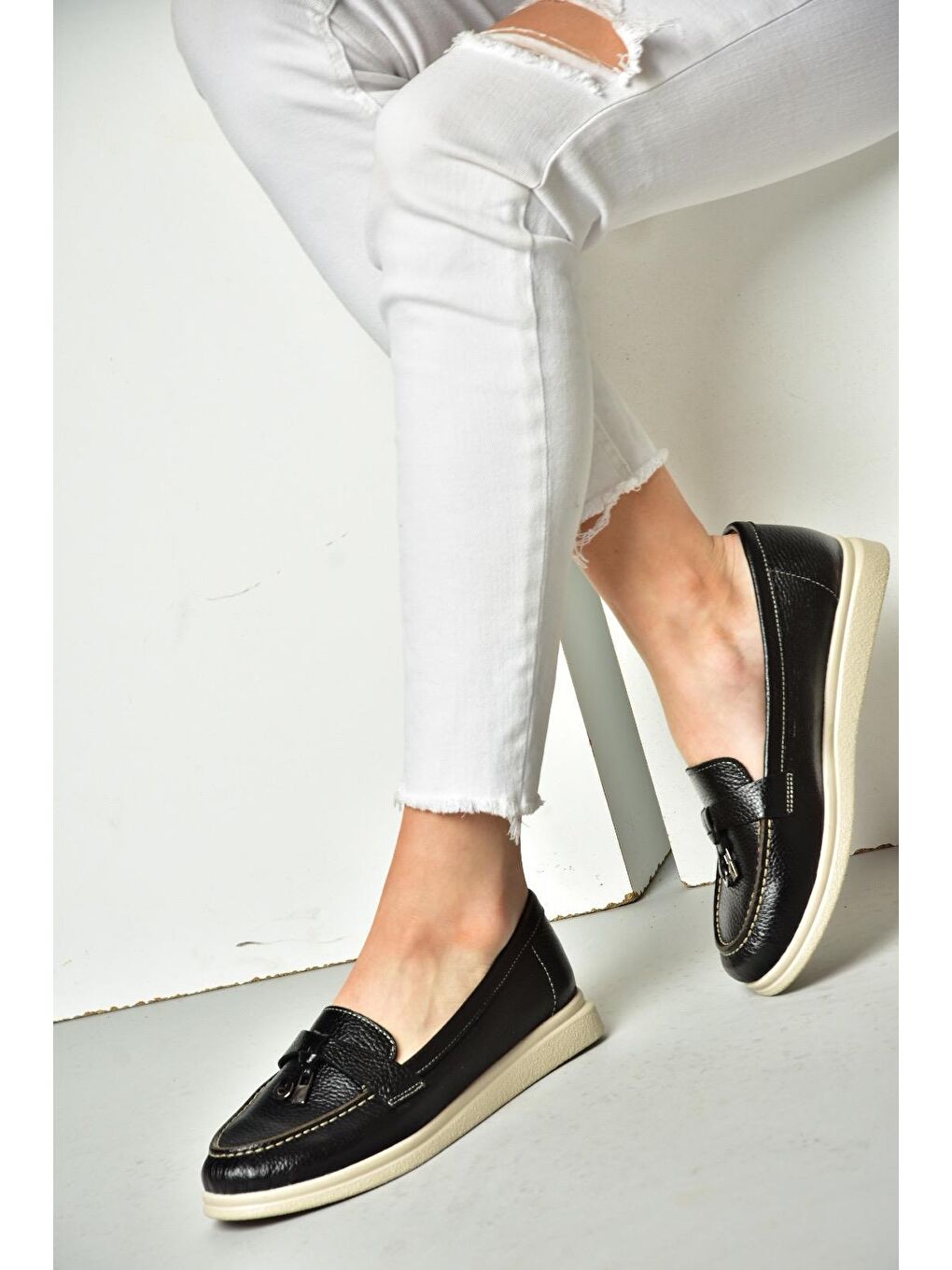 P5550141 Siyah Kadın Ayakkabı-3