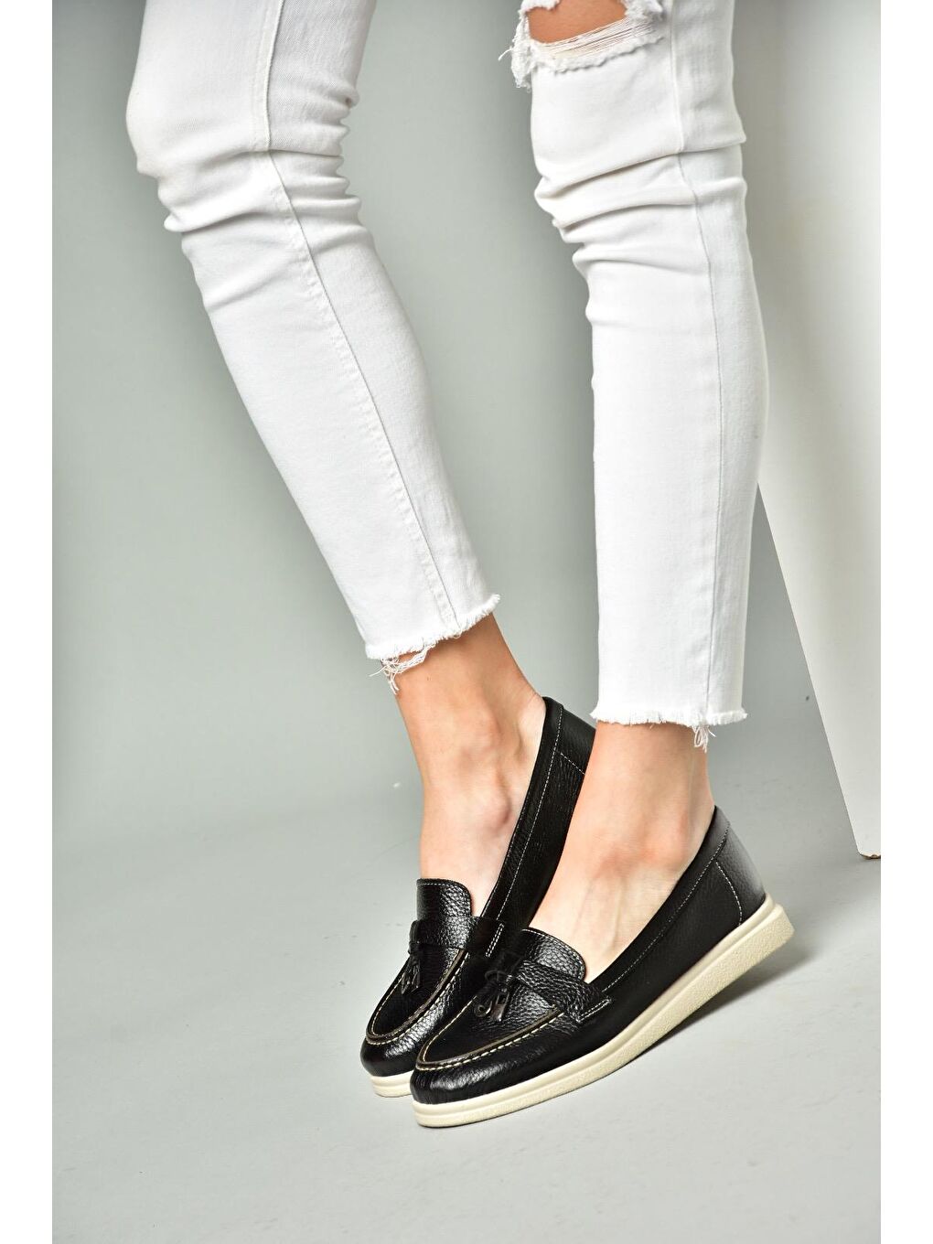 P5550141 Siyah Kadın Ayakkabı-4