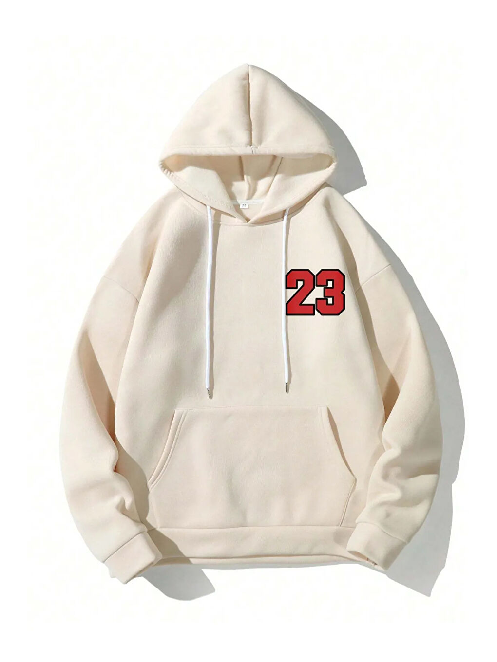 uyguntarz Bej California 23 Baskılı Oversize Sweatshirt - 1