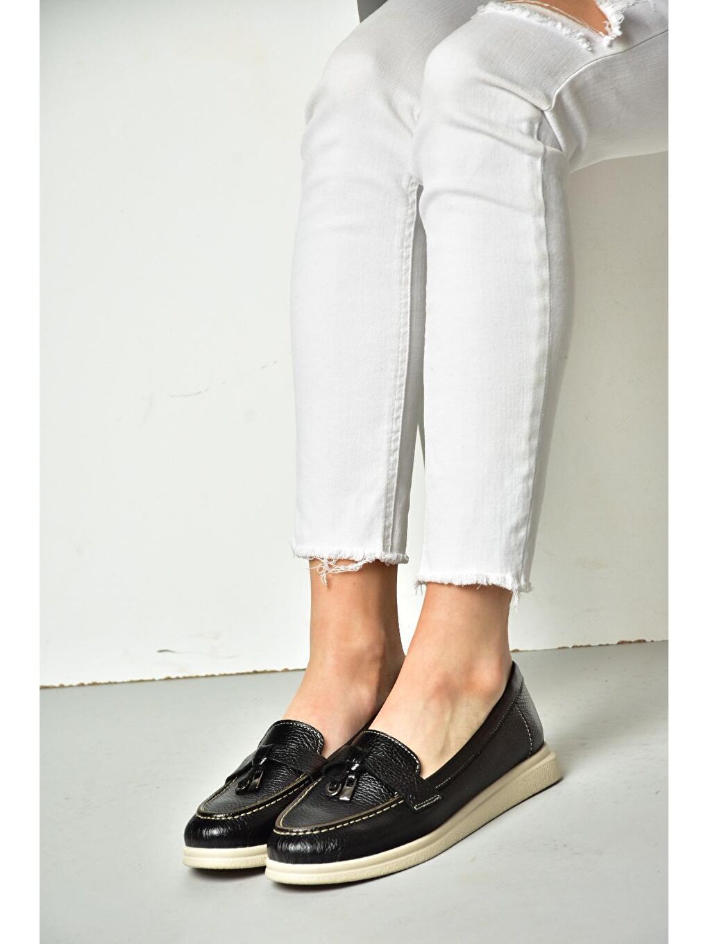 P5550141 Siyah Kadın Ayakkabı-5