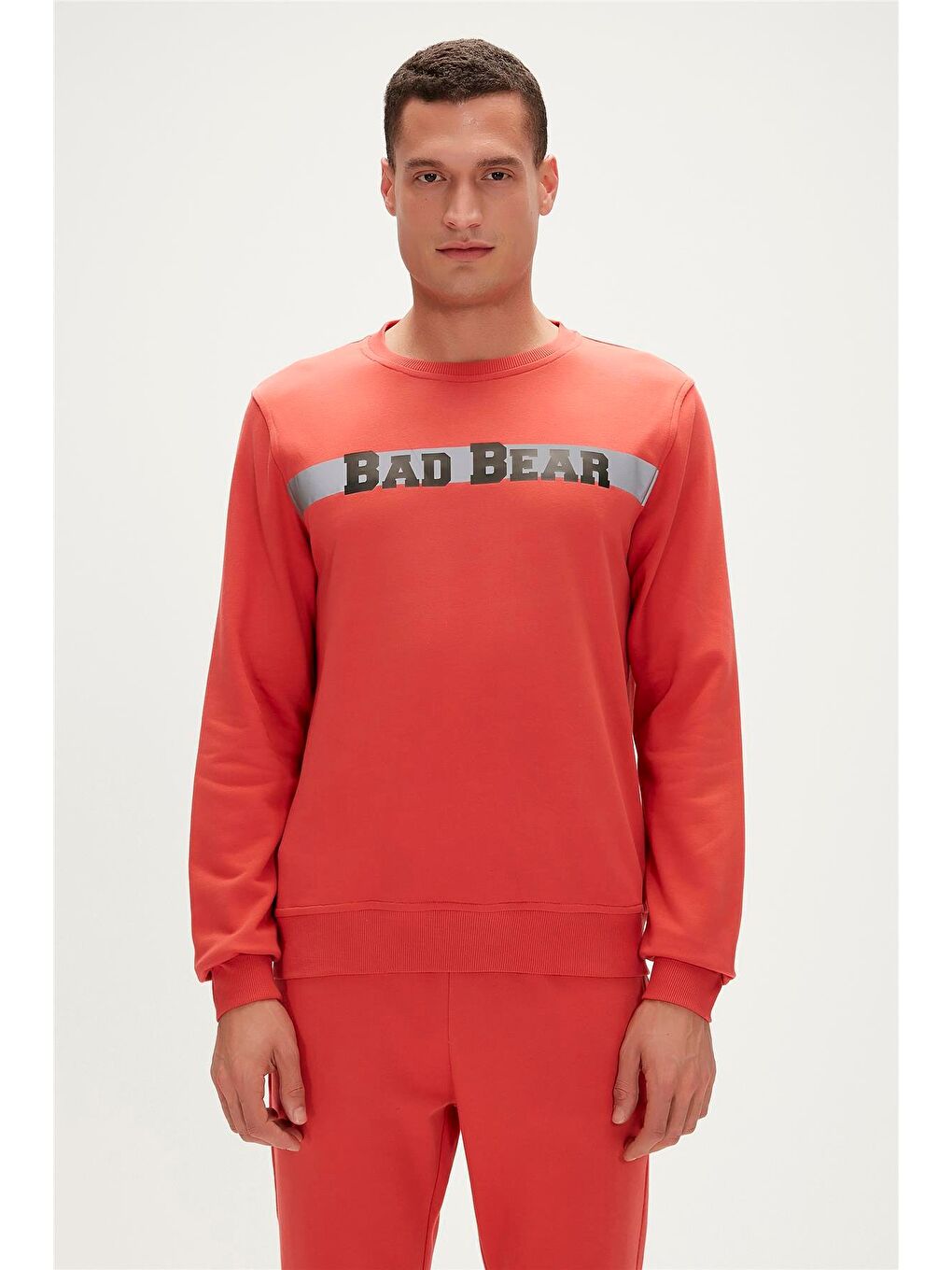 Bad Bear Kahverengi Reflect Bear Crewneck Ginger Tarçın Erkek Sweatshirt