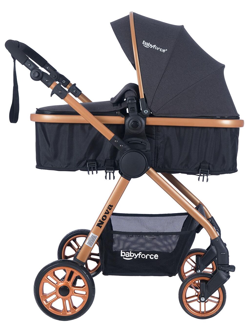 Baby Force Antrasit Nova Travel Sistem Bebek Arabası Antrasit - 7