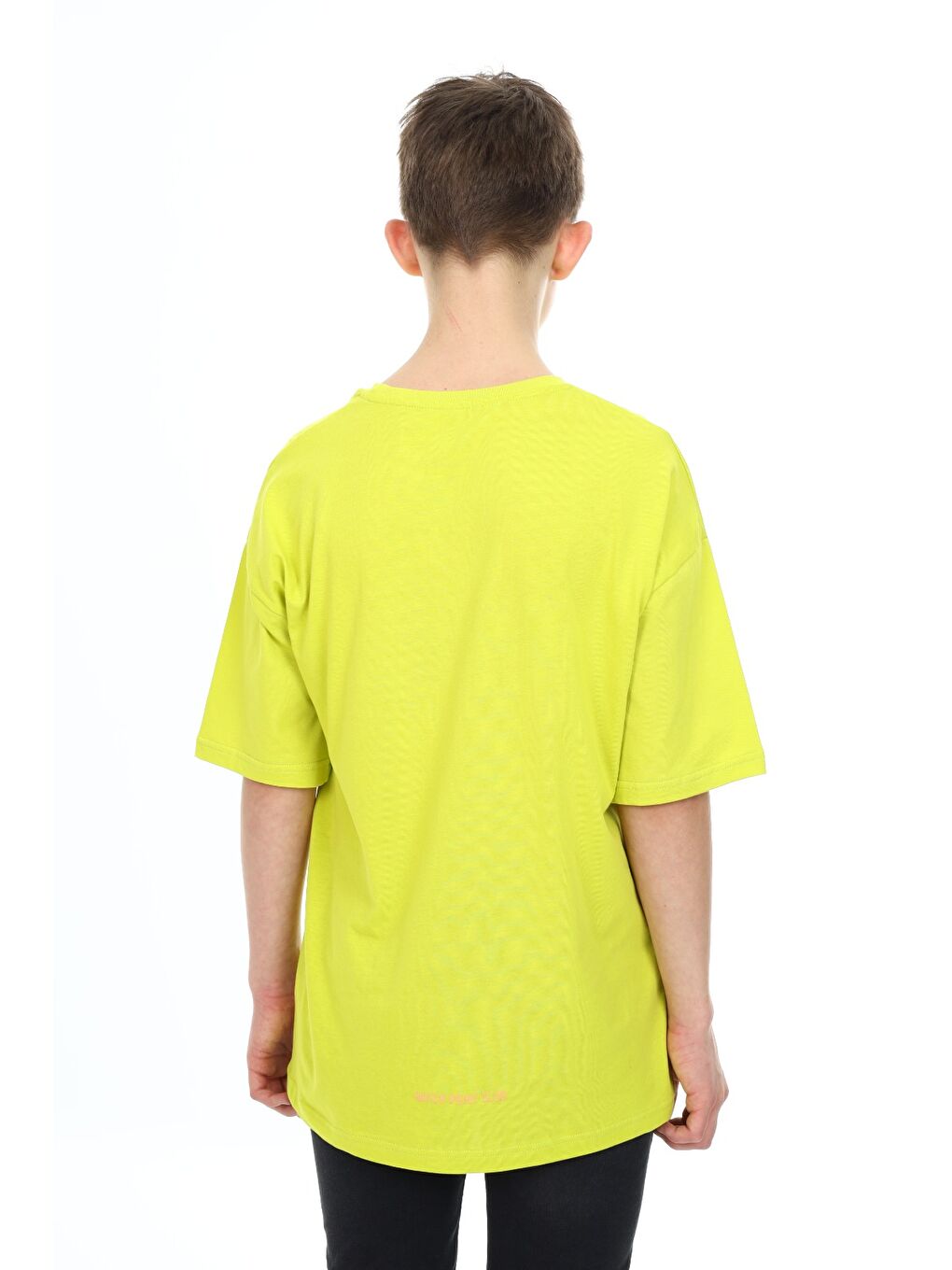 Yeşil Erkek Çocuk Baskılı Tişört-3