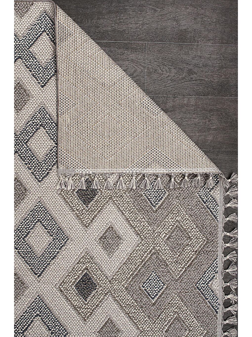 Karışık Konfor Beverly 2262 Modern Dokuma Bukle Halı-100x150-1