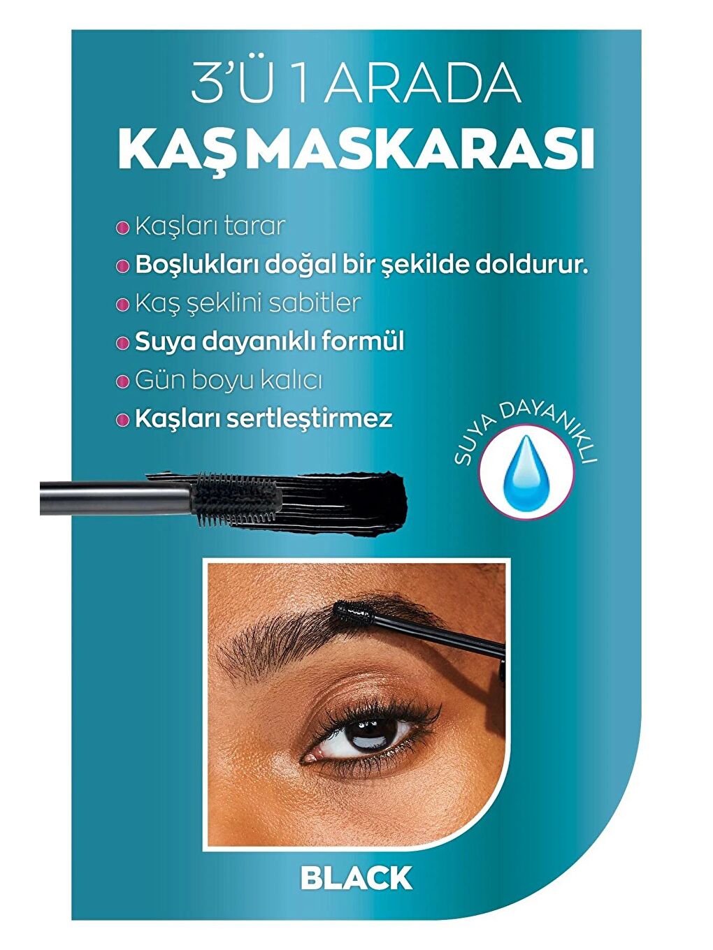 AVON Renksiz Brow Boost Kaş Jeli Soft Black - 2