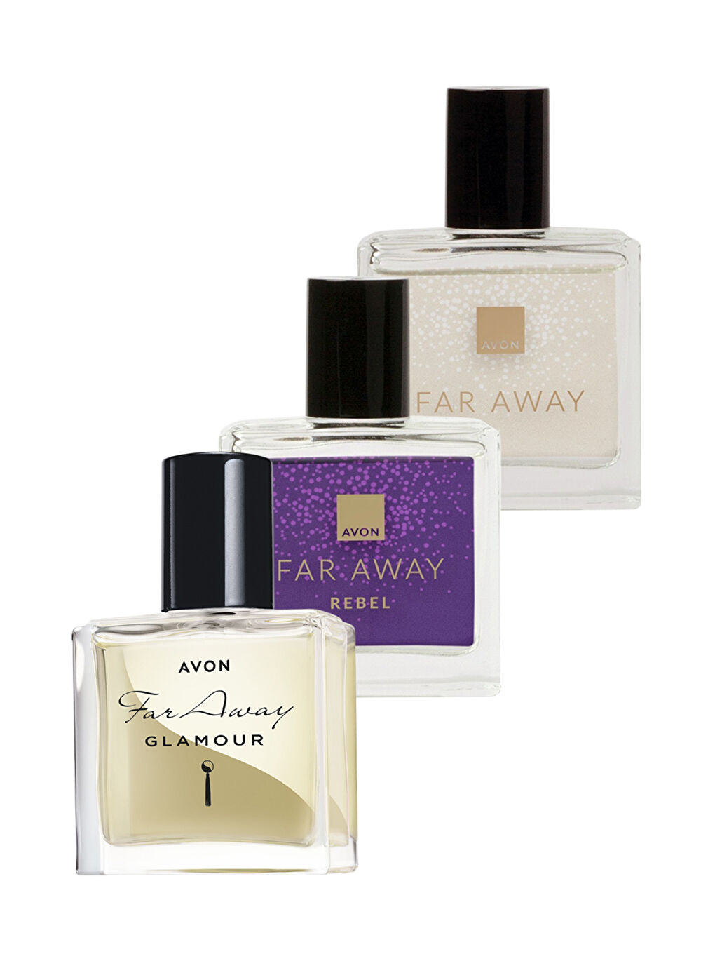 Far Away Klasik Glamour ve Rebel Kadın Parfüm Paketi