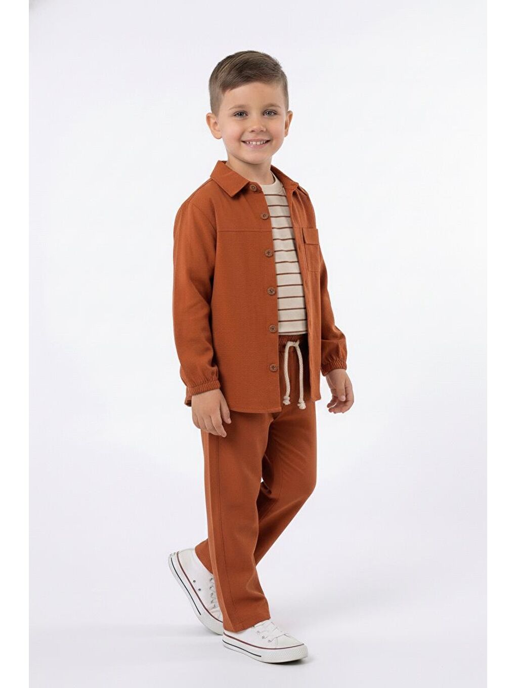 Kahverengi Modal 3lü Takım-1