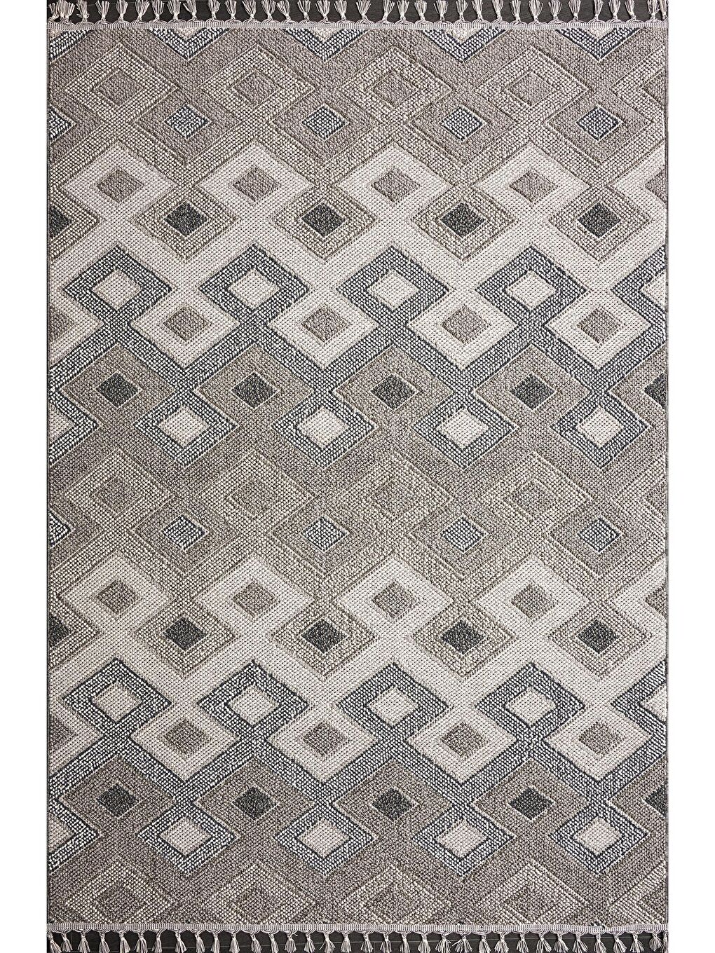 Karışık Konfor Beverly 2262 Modern Dokuma Bukle Halı-80x150-5