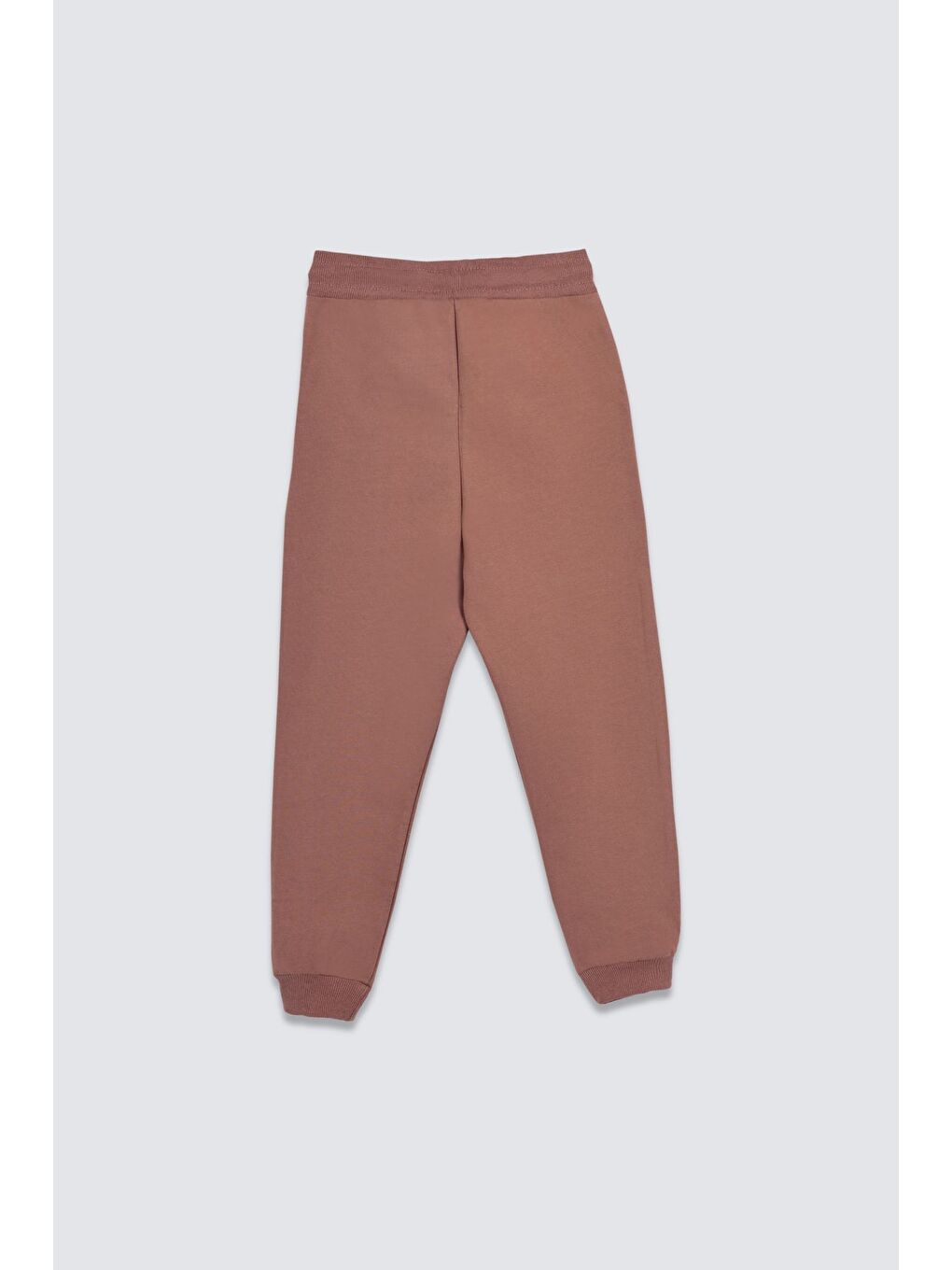 Kahverengi Basic Şardonlu Çift Cepli Eşofman Altı 3-13 Yaş-1