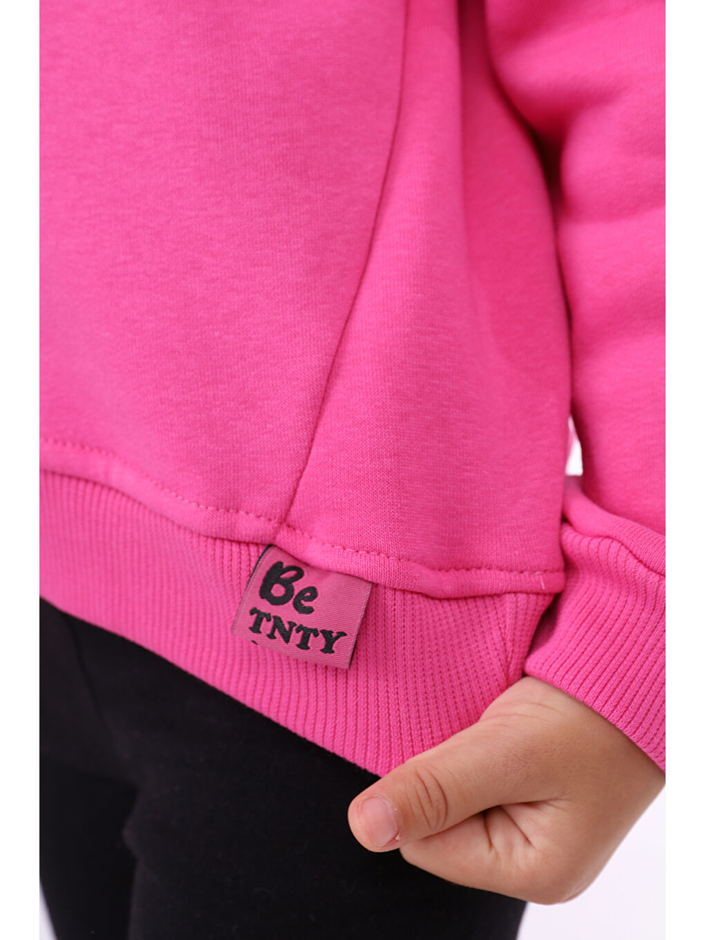 Toontoykids Fuşya Kız Çocuk Nakışlı Sweatshirt - 1