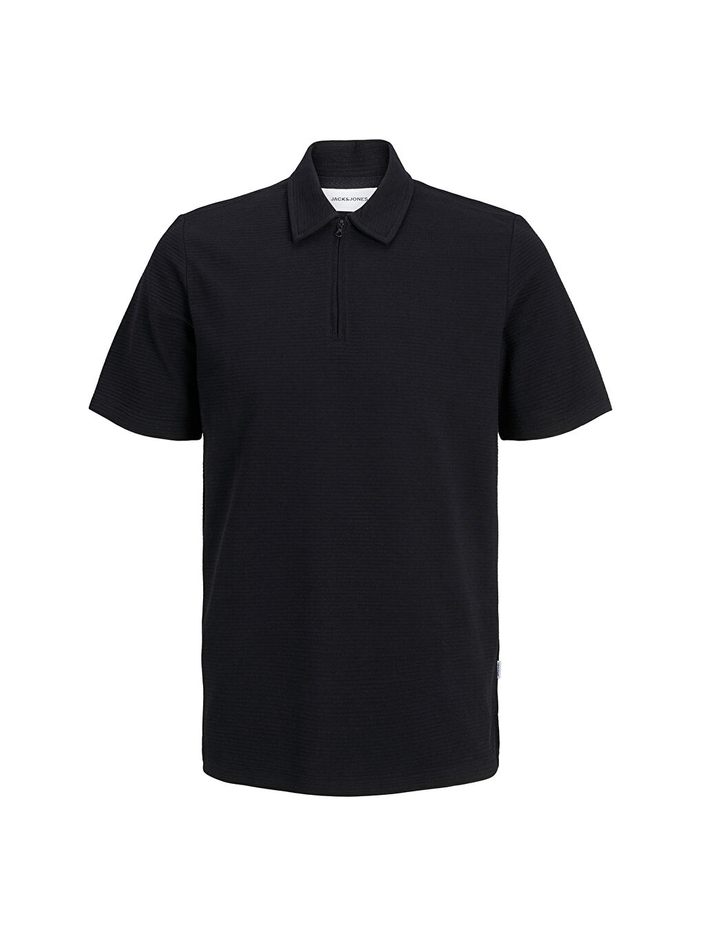 Benja Erkek Siyah Kapüşonlu Polo Tişört