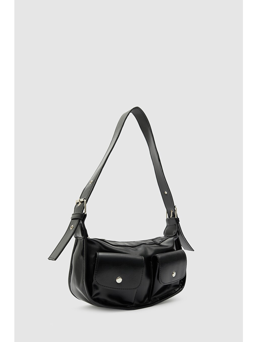 Diana Vintage Baget Çanta Siyah-2