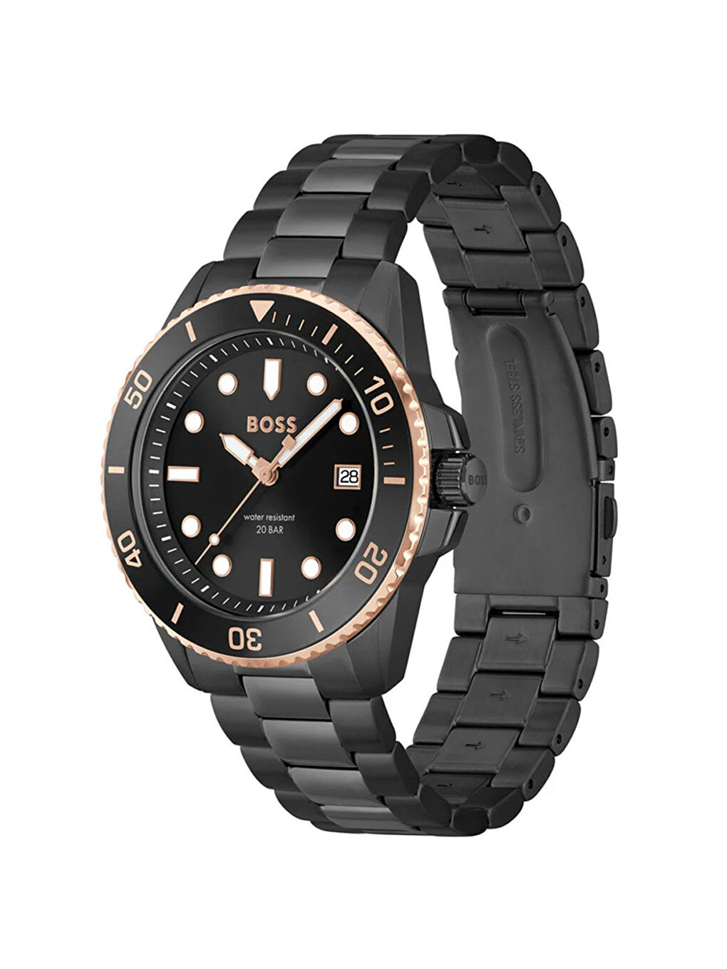 Siyah HB1514013 Erkek Kol Saati-1