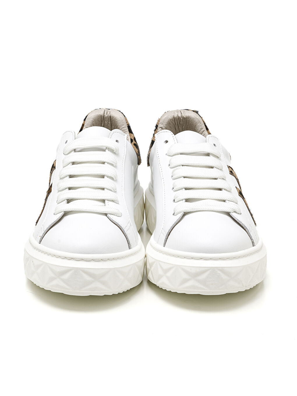 Kadın Sneaker ( Günlük) MAR-25Y-209-8825 Beyaz-Leopar-2