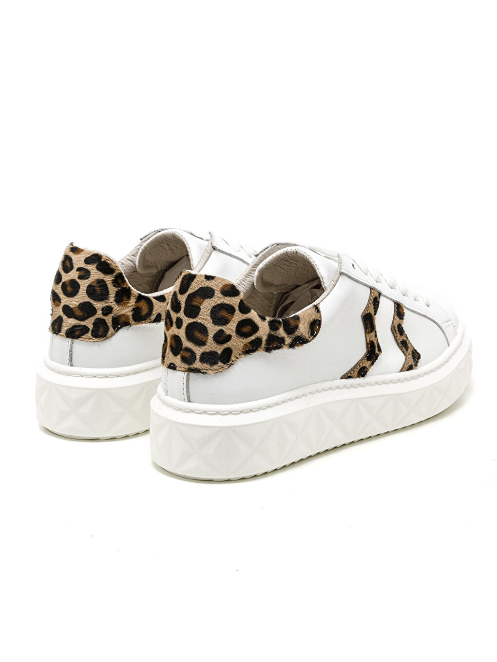 Kadın Sneaker ( Günlük) MAR-25Y-209-8825 Beyaz-Leopar-3