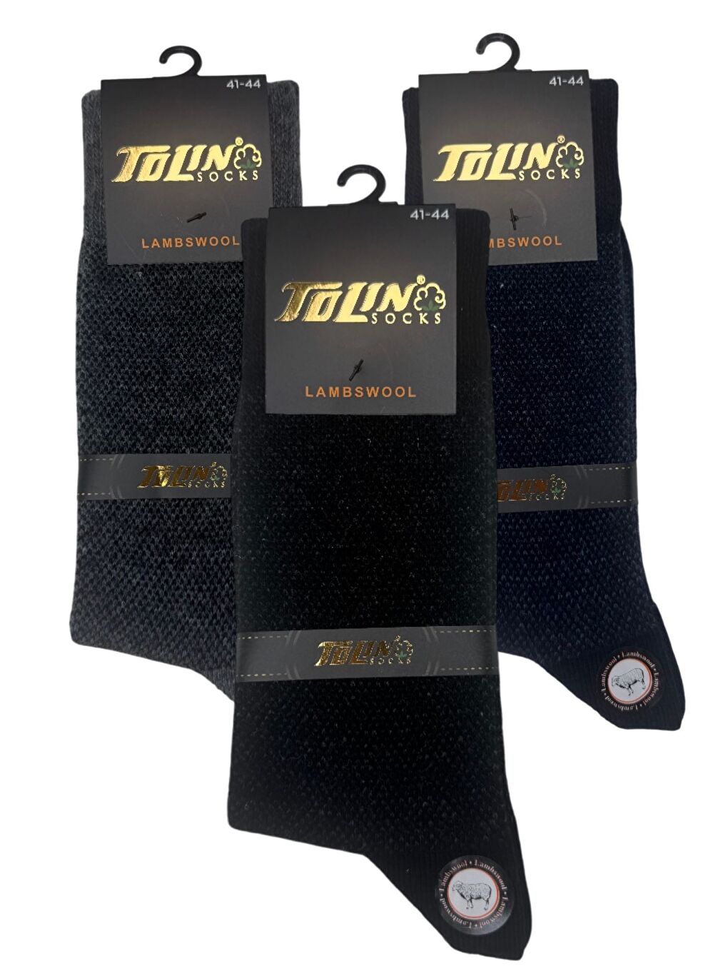 Karışık Erkek 3 lü Çorap Yün Lambswool 19602-1