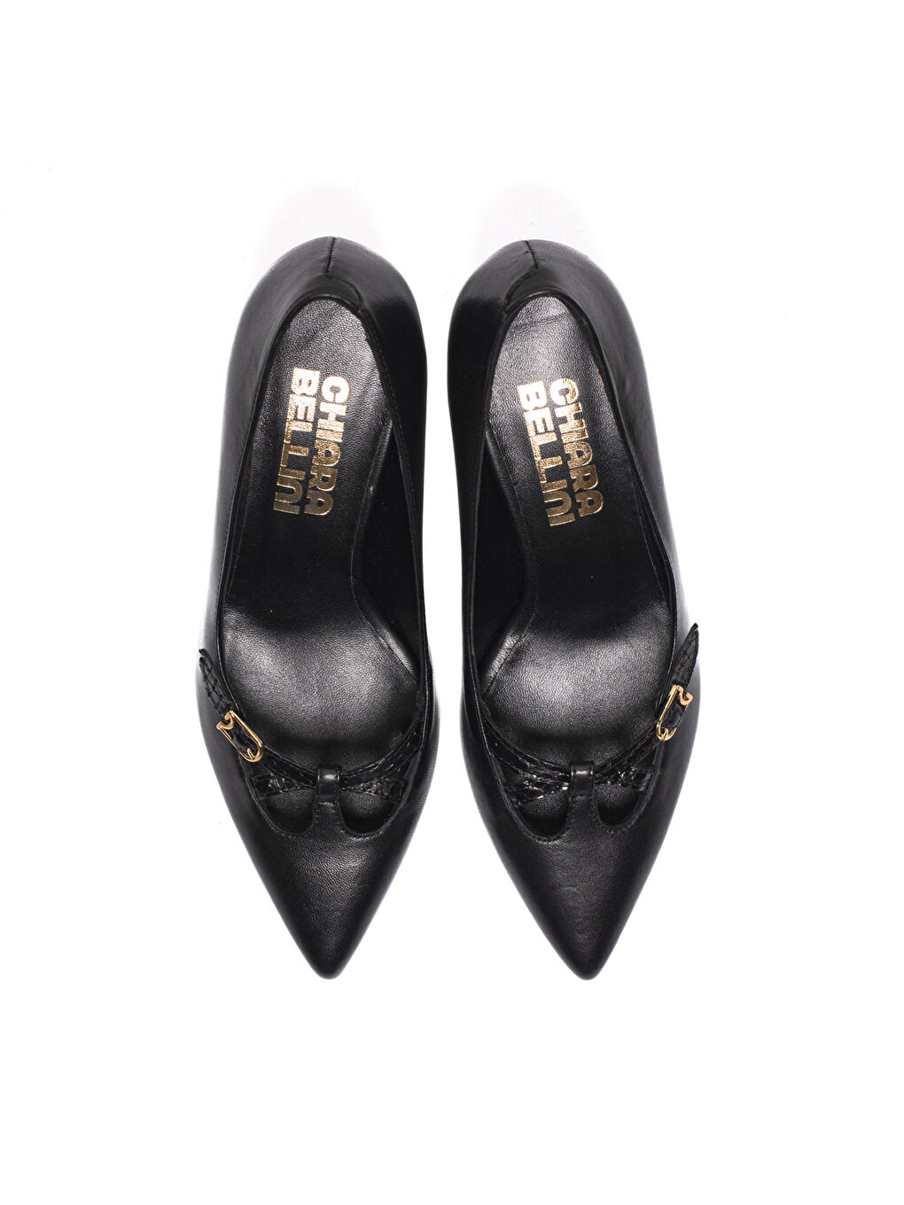 Siyah Kadın Topuklu/ Stiletto 9841 155 YLN Napa Black Snake Black C2264-6