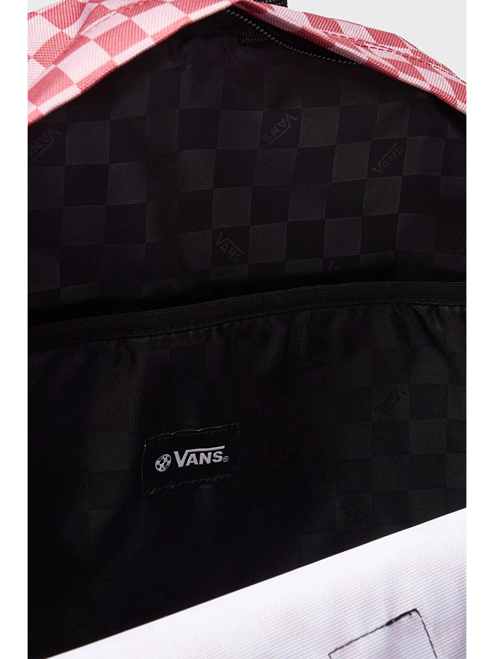 Pembe Old Skool Kareli Sırt Çantası VN000H4XZRY1-4