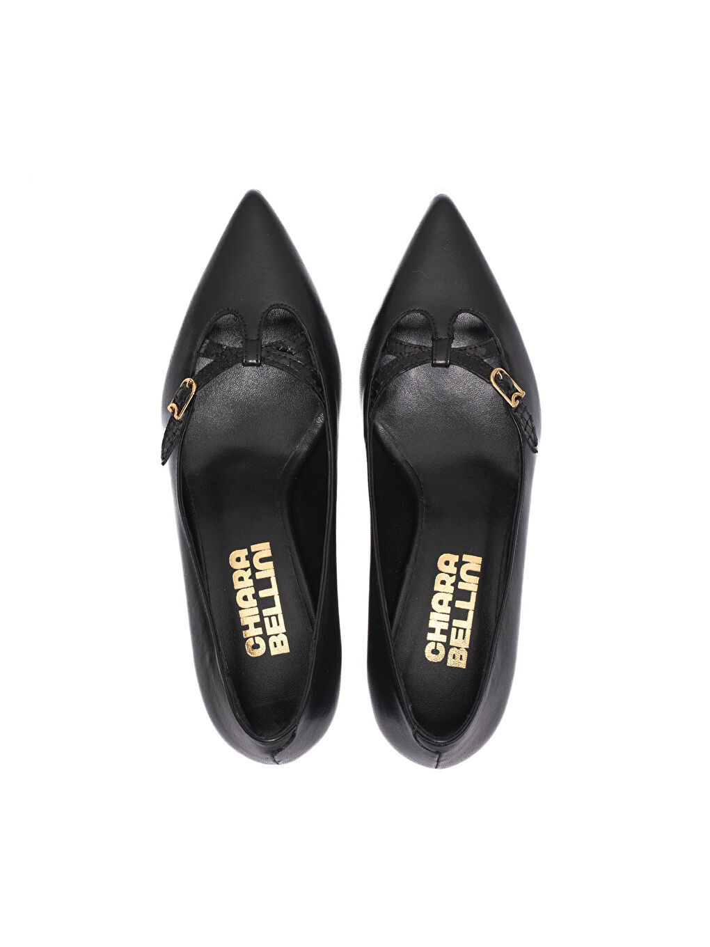 Siyah Kadın Topuklu/ Stiletto 9841 155 YLN Napa Black Snake Black C2264-7