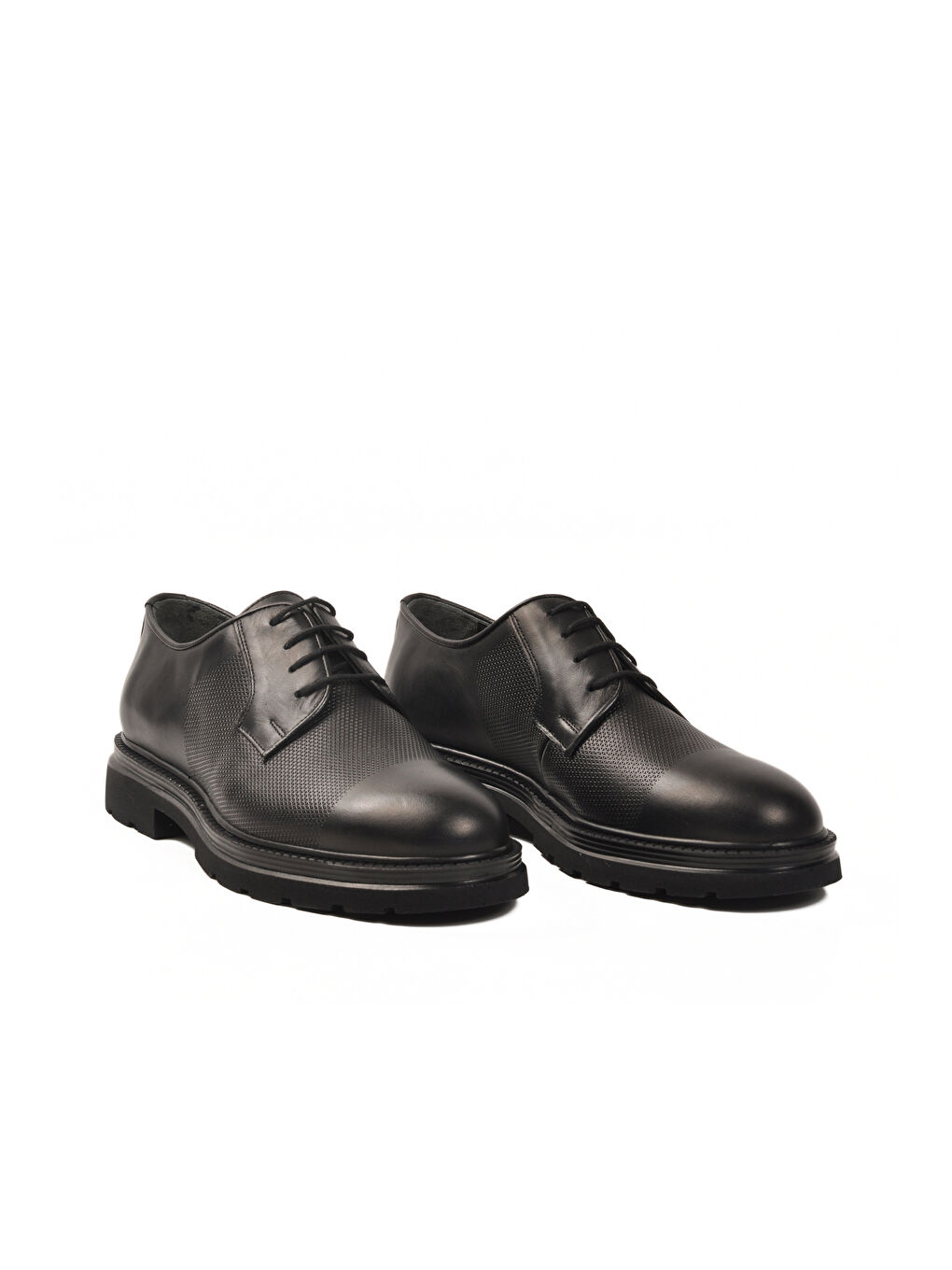 Siyah Hakiki Deri Erkek Casual Ayakkabı 201-26K M-2