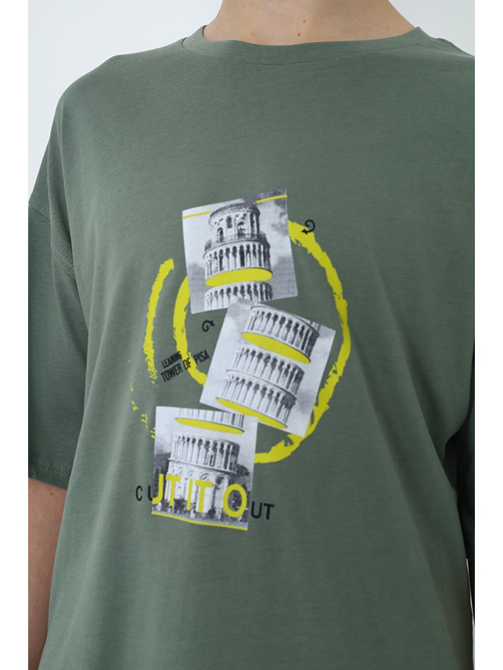 Ekru Erkek Çocuk Baskılı Tişört-7