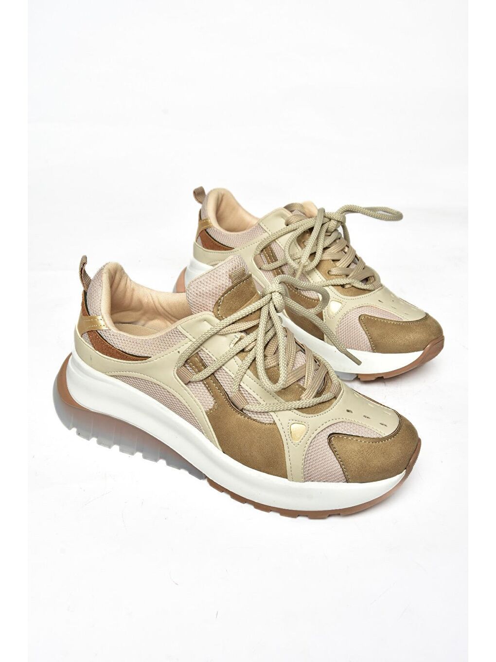 Bej S9734131 Vizon Kadın Sneakers-6
