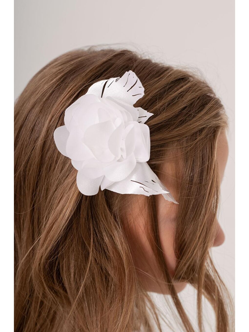 Beyaz Tüllü Kız Çocuk KPL Elbise MNK0526-5