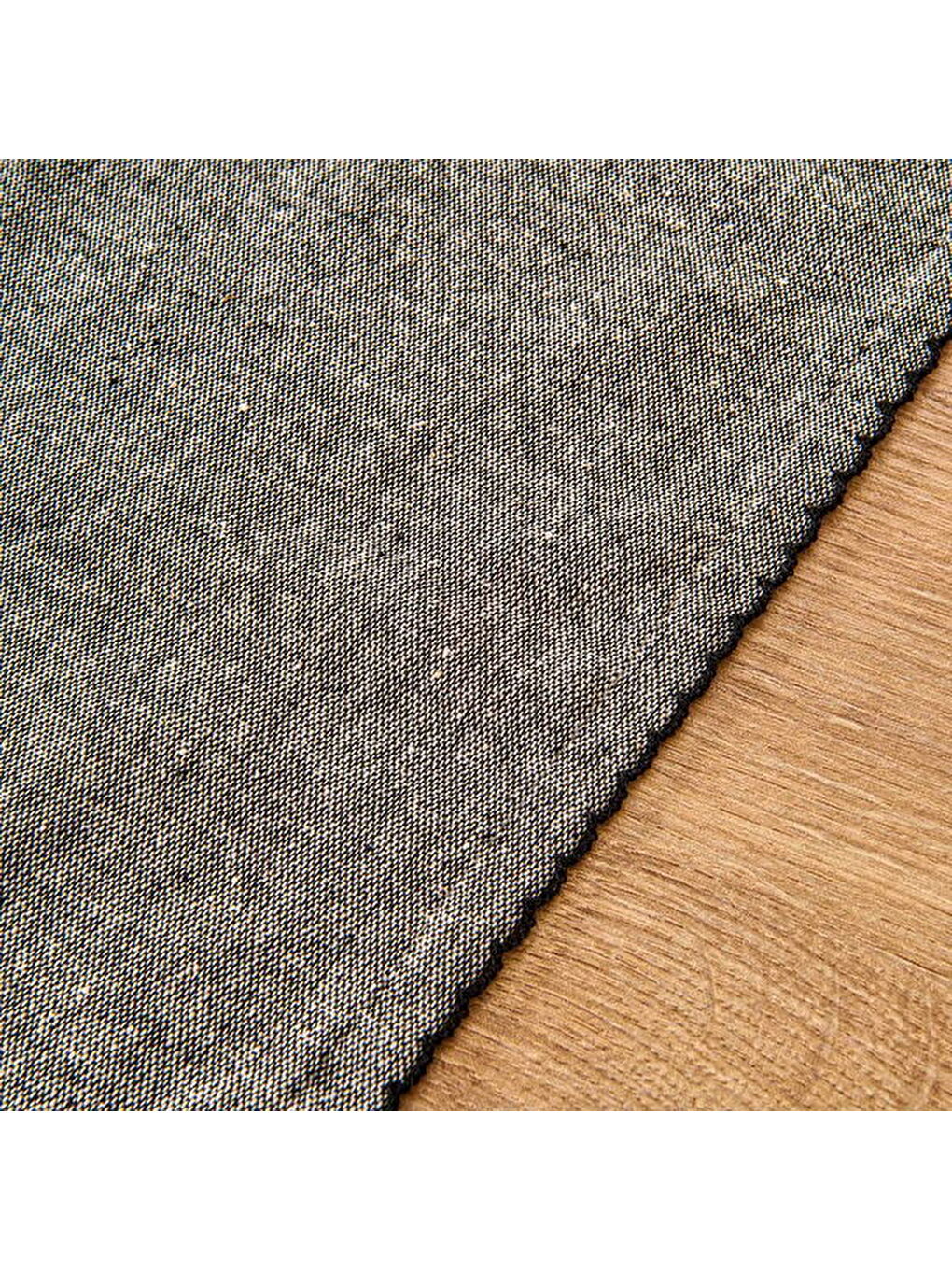 Soft Rustik Runner - Siyah - 50x150 cm-2